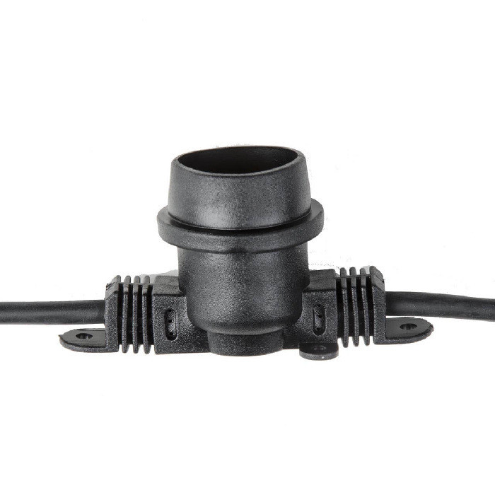 Гирлянда UDL-K110 40/E27/10M IP65 BLACK BELT-LIGHT Uniel