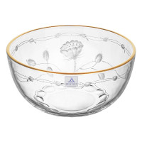 Ваза для конфет 21см."Mona Gold"