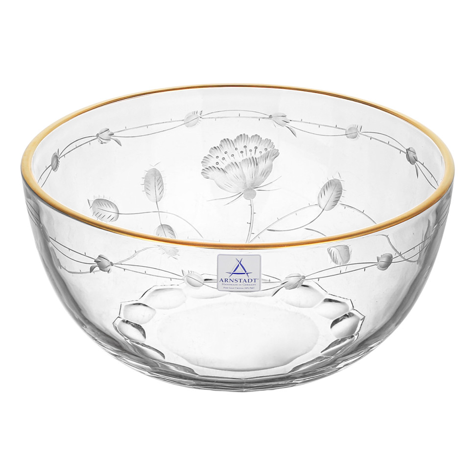 Ваза для конфет 21см."Mona Gold"