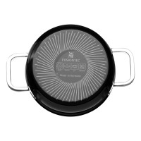 Кастрюля с крышкой 20см.2,4л."Fusiontec" черная