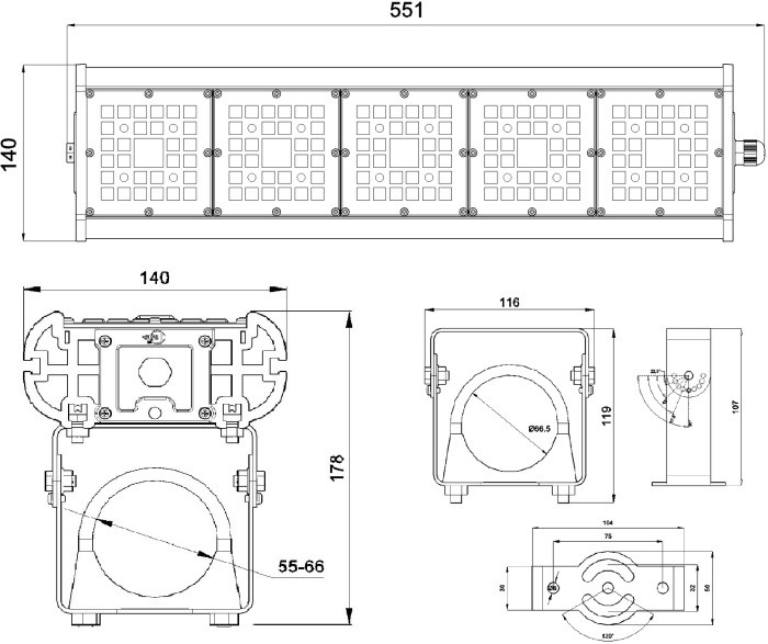 Прожектор уличный Галеон 51 CB-C0307043 Светон