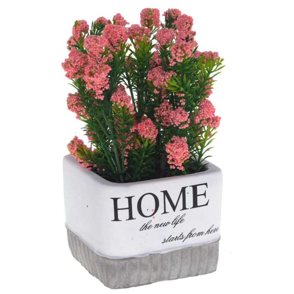 Цветочная композиция, L11 W11 H19 см, 3в.