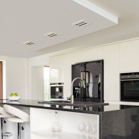 Точечный светильник Tekki 9923 LED 20W 4200K белый/черный Elektrostandard