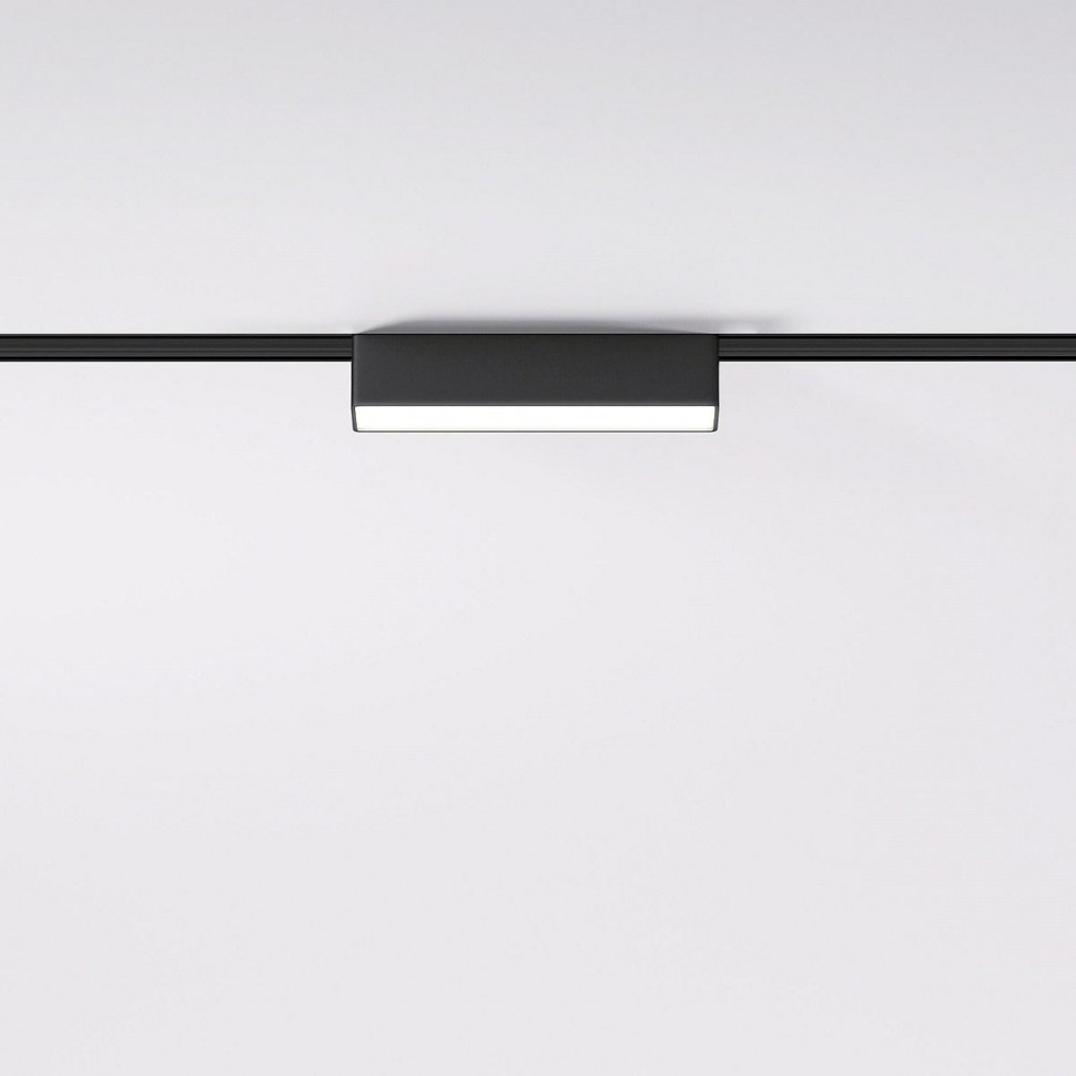 Трековый светодиодный светильник Elektrostandard Flat Magnetic Vision 85087/01 черный a063691