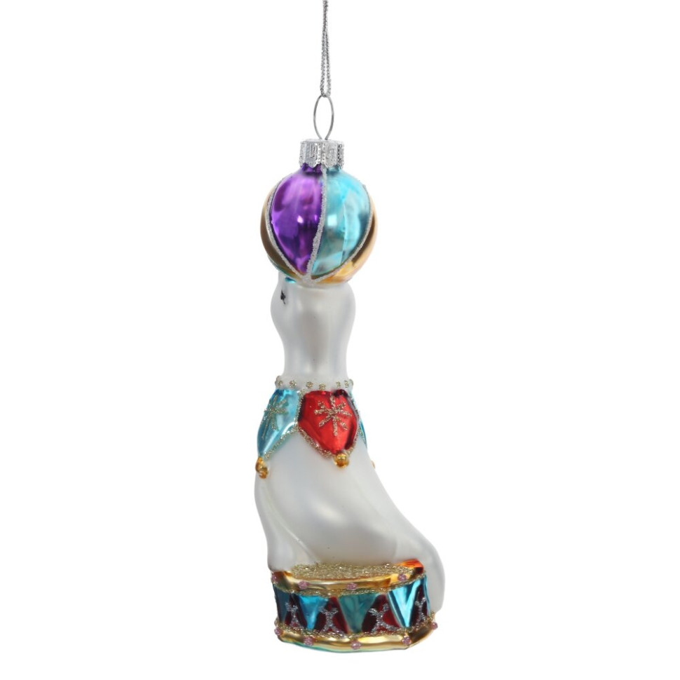 Украшение новогоднее "Морской котик", L4,5 W4,5 H13,5 см