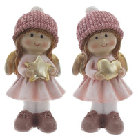 Фигурка декоративная "Ангел", L4,5 W4,5 H9,5 см, 2в.