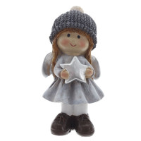 Фигурка декоративная "Ангел", L4,5 W4,5 H9,5 см, 2в.