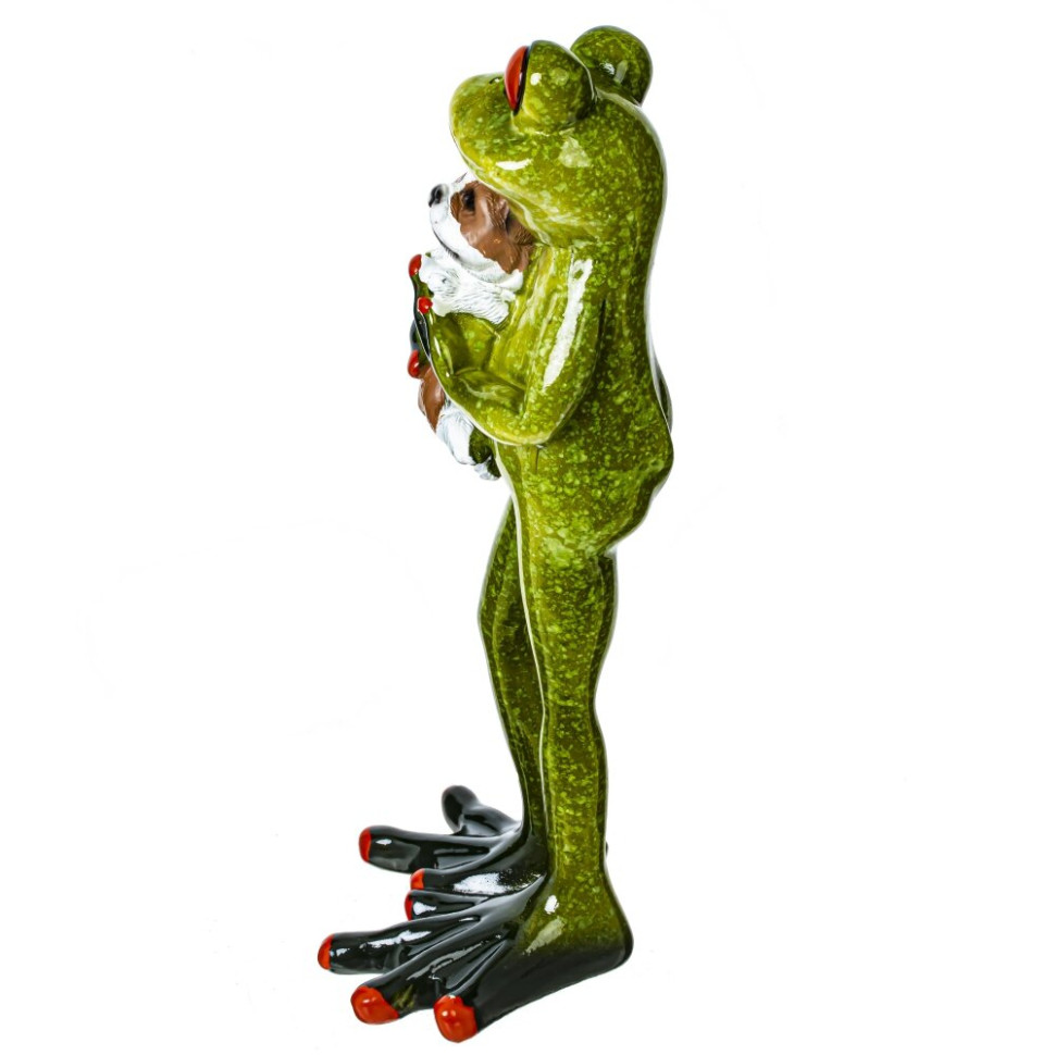 Фигурка декоративная "Лягушка", L7 W5,5 H16 см