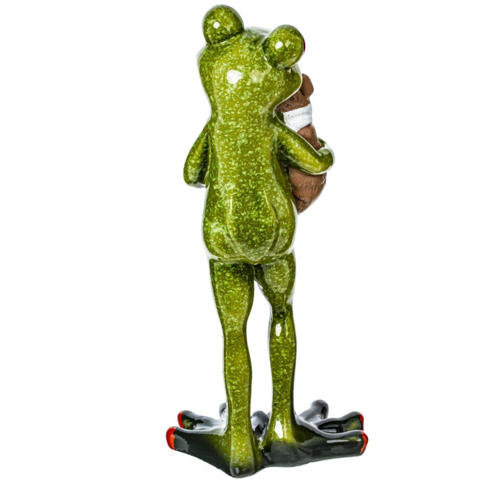 Фигурка декоративная "Лягушка", L7 W5,5 H16 см