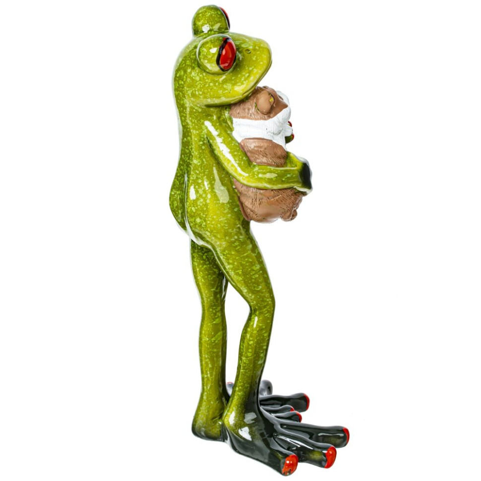 Фигурка декоративная "Лягушка", L7 W5,5 H16 см