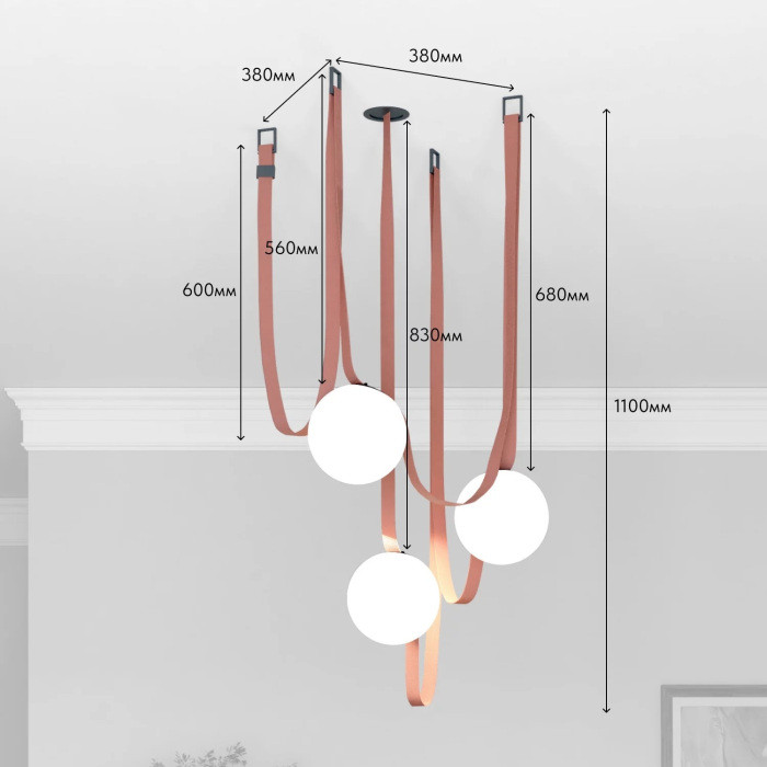 Трековая система в сборе Belty SET DK55SET12-01-BR Denkirs