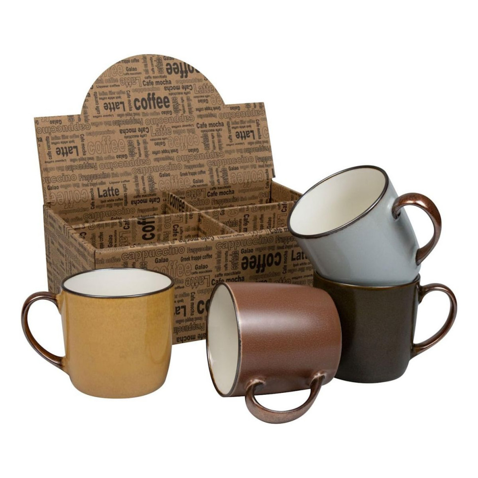 Набор кружек 255мл.4шт."Just Coffee"