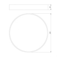 Потолочный светодиодный светильник Eurosvet Entire 90319/1 серый