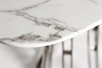 Стол обеденный светло-серый (искусственный камень) Стол обеденный светло-серый (искусственный камень)