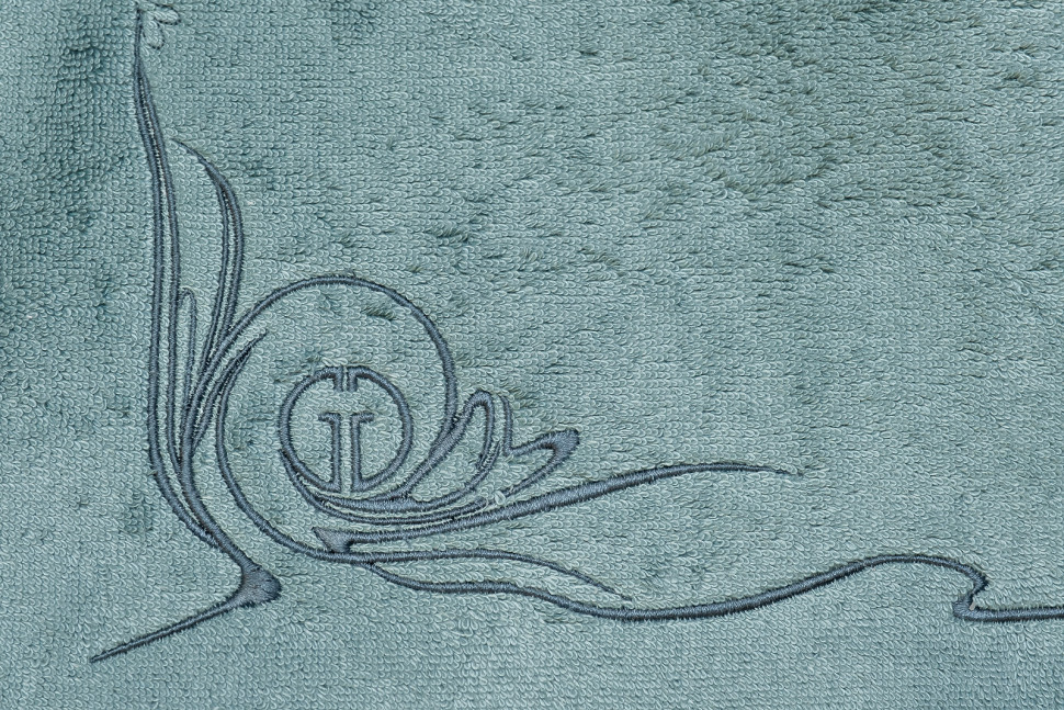 Полотенце "Лирика" 70*140 голубое