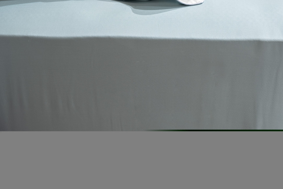 Простыня тенсель на резинке 160х200х30см бирюзовая