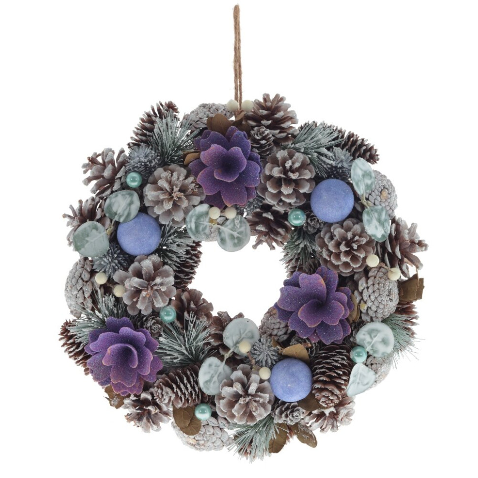 Изделие декоративное "Венок", L34 W8 H34 см