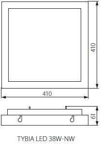 Потолочный светильник TYBIA 24640 Kanlux