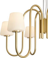 Подвесная люстра Jade FR2039PL-06G Freya