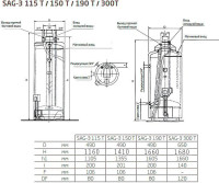 Водонагреватель Baxi SAG3 115