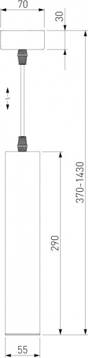 Подвесной светильник Single 50161/1 LED Elektrostandard