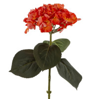 Цветок искусственный "Гортензия" (Real Touch), L24 W25 H67 см