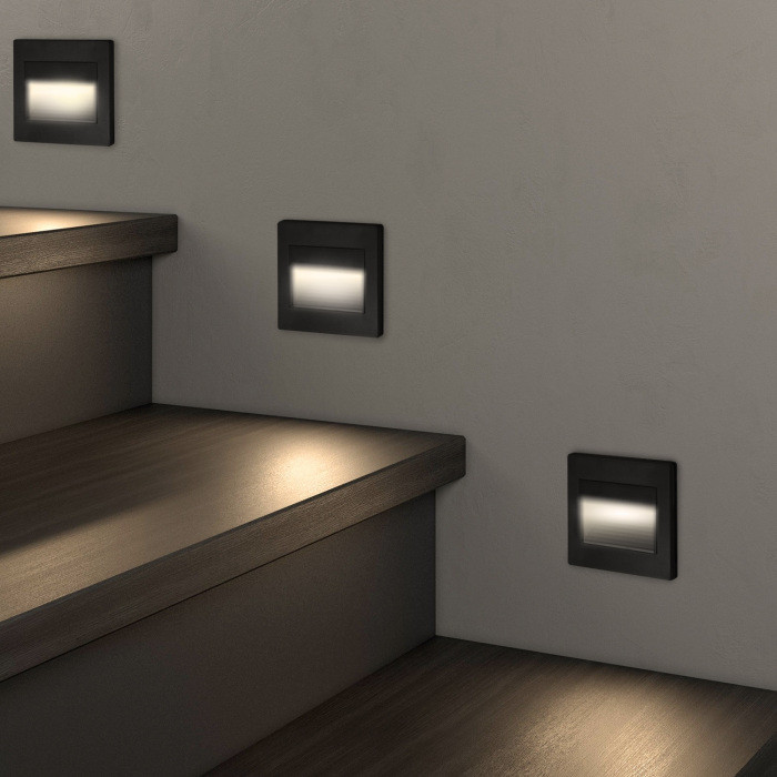 Подсветка для лестниц и ступеней Odder DK3050-BK Denkirs