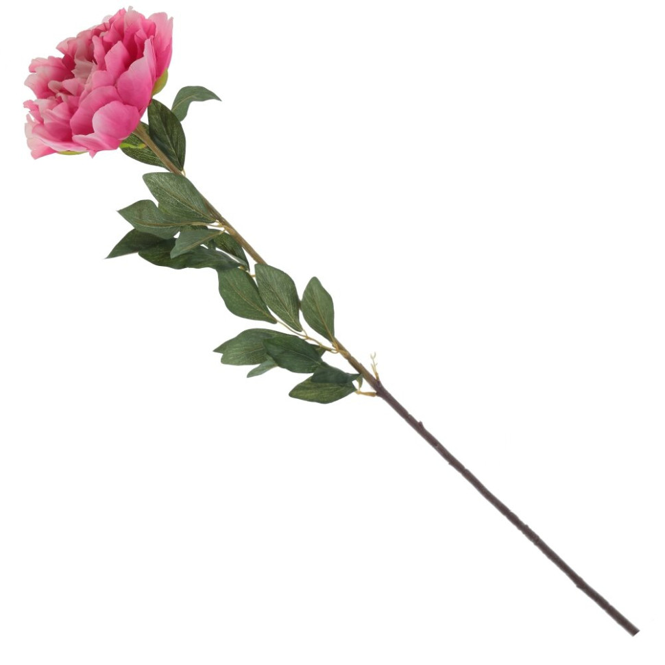 Цветок искусственный "Пион",  L24 W24 H117 см