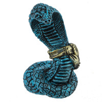 Фигурка декоративная "Змея", L5,5 W3,5 H7,5 см, 4в.