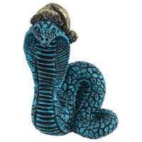 Фигурка декоративная "Змея", L5,5 W3,5 H7,5 см, 4в.