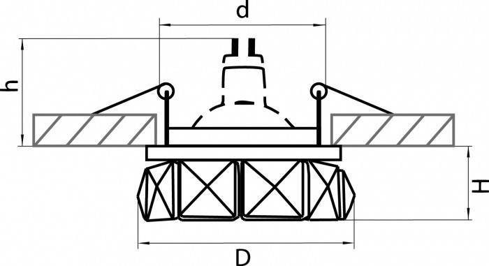 Точечный светильник Onda 032702 Lightstar