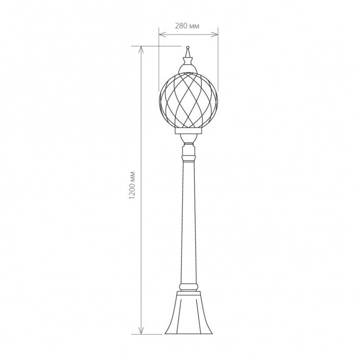 Наземный фонарь Sirius Sirius F Elektrostandard