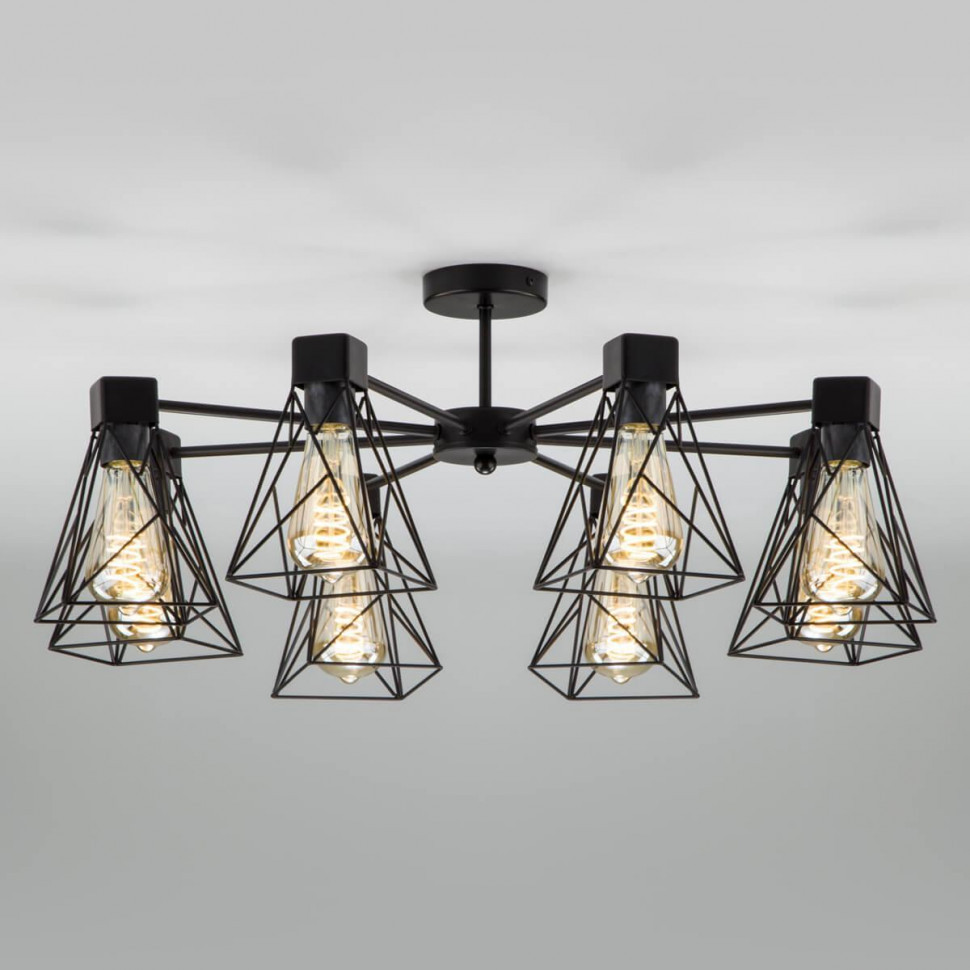 Потолочная люстра Eurosvet 70107/8 черный