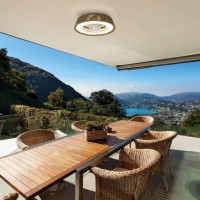 Потолочная светодиодная люстра-вентилятор Mantra POLINESIA 8228 Потолочная светодиодная люстра-вентилятор Mantra POLINESIA 8228