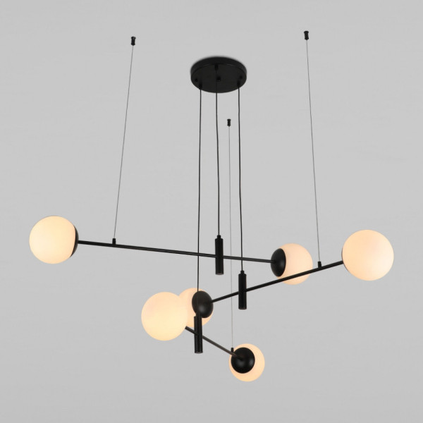 Подвесной светильник Planet 70146/6 черный Eurosvet