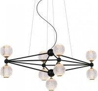 Подвесная люстра Elliot Diamante MD20022005-9B black/chrome DeLight Collection