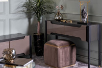 Пуф Glarus велюровый коричневый Пуф Glarus велюровый коричневый