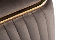 Пуф Glarus велюровый коричневый Пуф Glarus велюровый коричневый