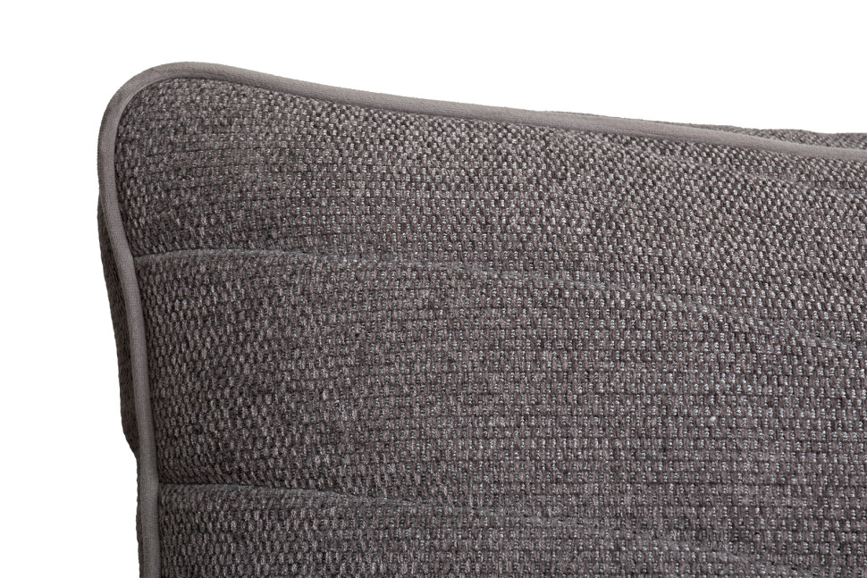 Диван Madrid Memory трехместный шенилл коричневый с кантом