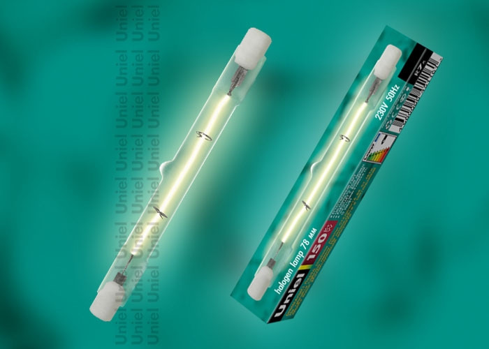 Лампочка галогеновая линейная  J-78/150/R7s Uniel