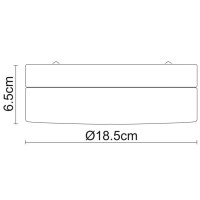 Потолочный светильник Aqua-tablet A3211PL-1WH Arte Lamp