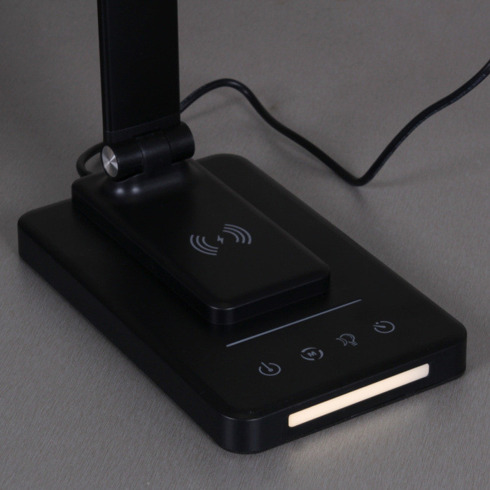 Офисная настольная лампа  05501-0.7-01 BK Reluce