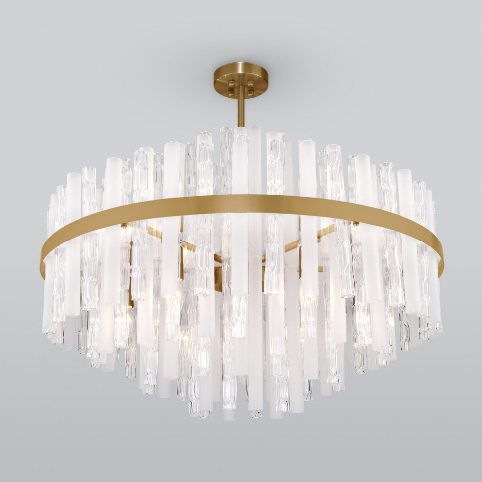 Потолочная люстра Hollis 368/12 Smart латунь Bogate's