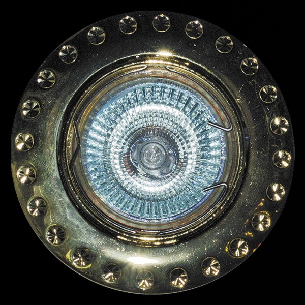 Точечный светильник  3053/E1 MR16 GD Sneha