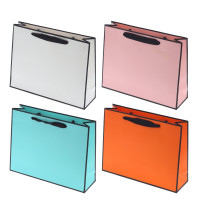 Пакет подарочный M (бумага 230г/м2, блок микс 12шт), L27 W8 H21 см, 4в.