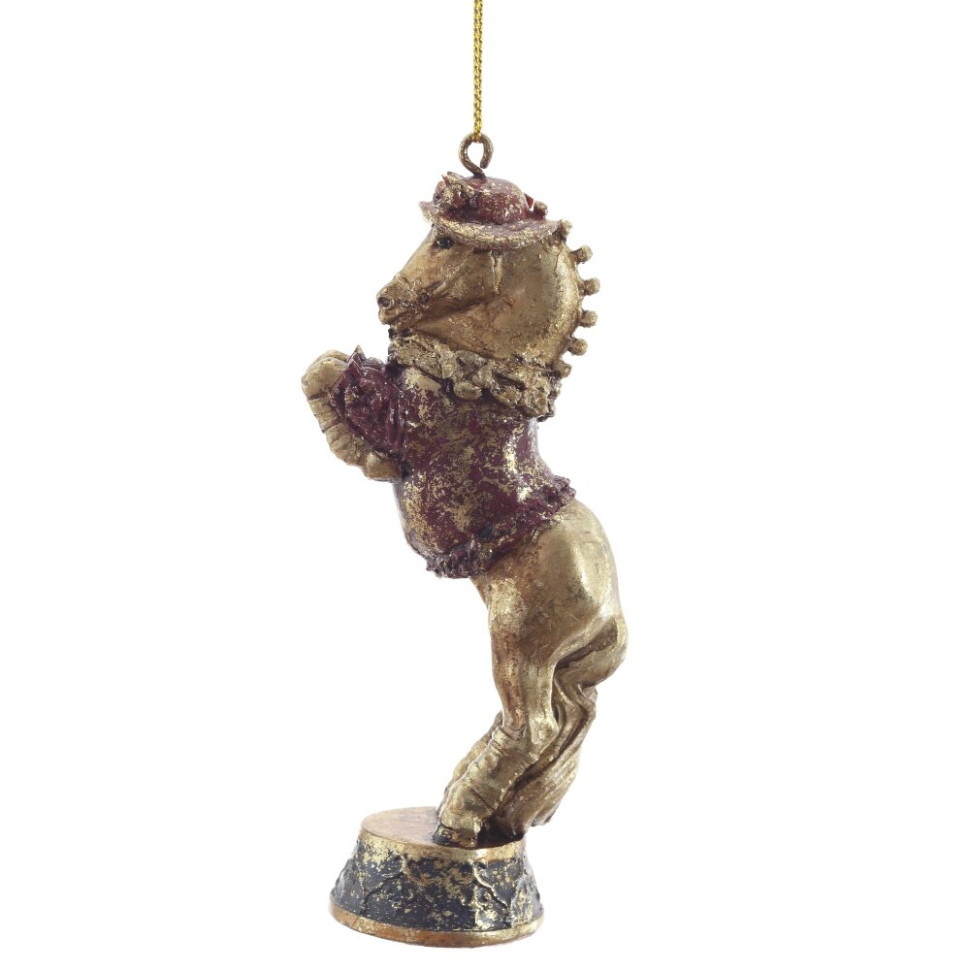 Фигурка декоративная подвесная"Лошадь", L5,5 W3,5 H13 см