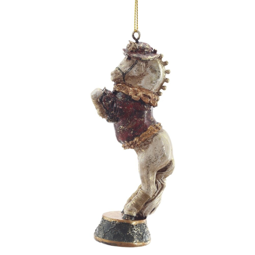 Фигурка декоративная подвесная"Лошадь", L5,5 W3,5 H13 см