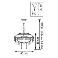 Подвесной светильник Osgona Classic 700090 Подвесной светильник Osgona Classic 700090