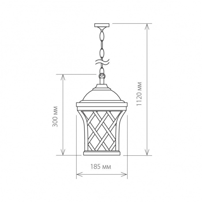 Уличный светильник подвесной Cassiopeya Cassiopeya H Elektrostandard