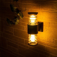 Настенный светильник уличный Strada 1407 TECHNO серый Elektrostandard